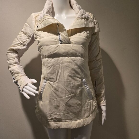 Lululemon What the Fluff Pullover Jacket Polar Cream 4 - Picture 3 of 6